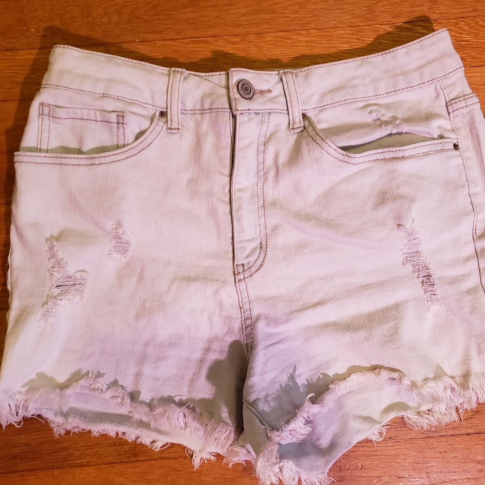 White short shorts